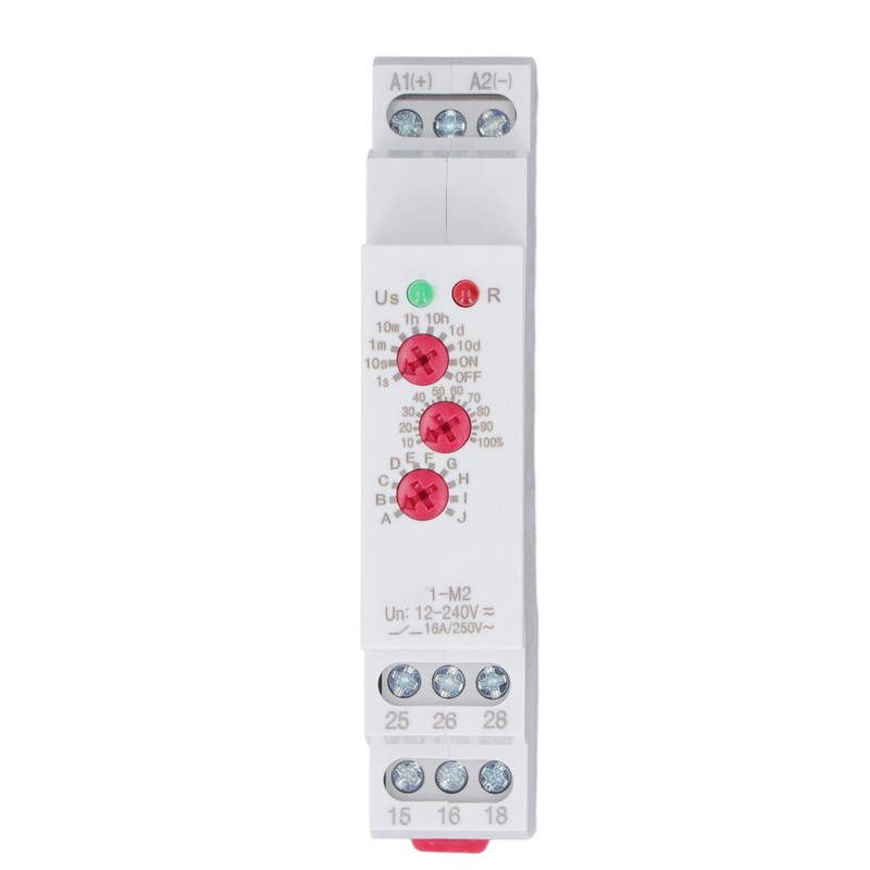Time Relay Multifunctional Normally Open DIN Rail Delay Timer Switch
