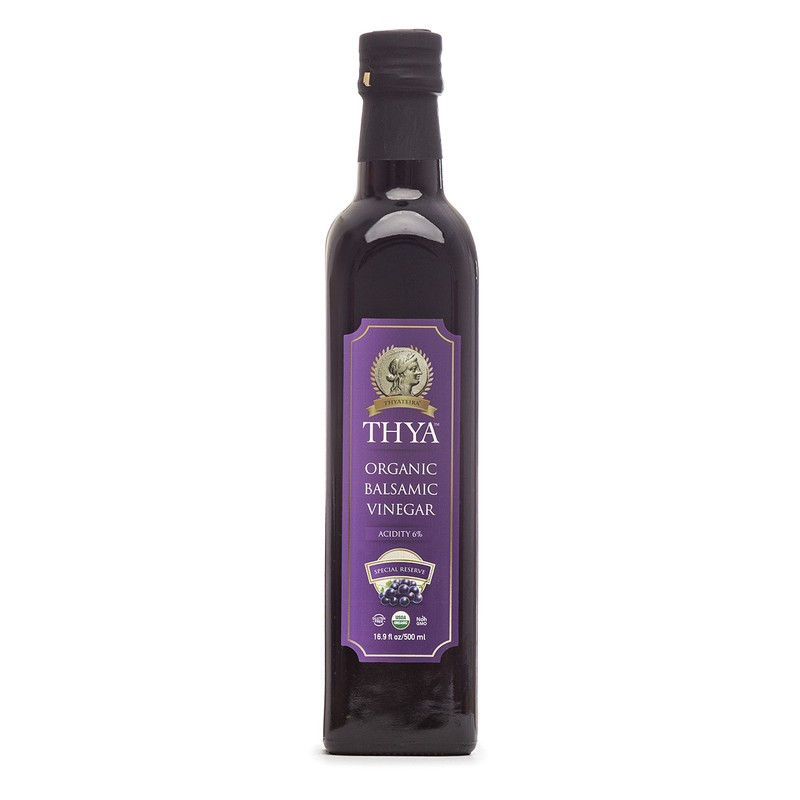 THYA Organic Balsamic Vinegar, Acidity 6%, USDA Organic, Non GMO,