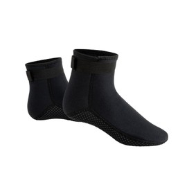 YDQUANI 3mm Neoprene Socks, Low Cut Wetsuit Socks, Thermal Non-Slip Diving Boots, Diving Socks for Women and Men, Open Water Swimming, Surfing, black