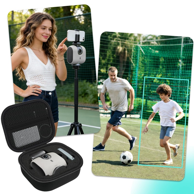 LOMONEH Camera Case for XbotGo Chameleon - Custom-Cut Foam, Shockproof/Waterproof/Dustproof,