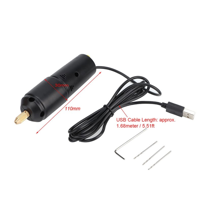 0.7-1.3mm Adjustable Micro Electric Handheld Portable Hand Drill, Portable Small