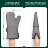 Beneno Oven Mitts, Heat Resistant Kitchen Oven Mitts with Non-Slip