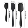 3 Pcs Silicone Spatula,Food Grade Rubber Spatula, Spatulas Silicone Heat