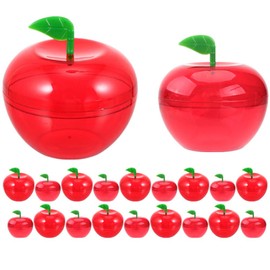 COHEALI Cajas de dulces de forma de dulces de forma de manzana de 20 piezas de manzana estuches de suministros para fiestas