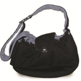 Messenger Dog Carrier Bag - Black