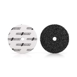 Buff and Shine - Almohadilla de microfibra de fibra URO para compuestos de automóviles, cortar, pulir, encerar y pulir, compatible con pulidor orbital de tiro largo, alta acción, doble acción y