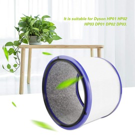 TOPINCN Air Purifier Filter Element for Dyson HP01 HP02 HP03 DP01 DP02 DP03 for Small Particles, Allergens Pollutants and Pet Dander