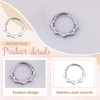 Goiern 16G Flower Nose Piercing Ring Daith Hoop Piercing Earring
