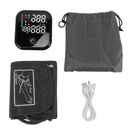 Blood Pressure Monitor Voice Announcement High Accuracy 1200mAh Touchscreen Display Upper Arm Blood Pressure Machine for Heart Rate Pulse