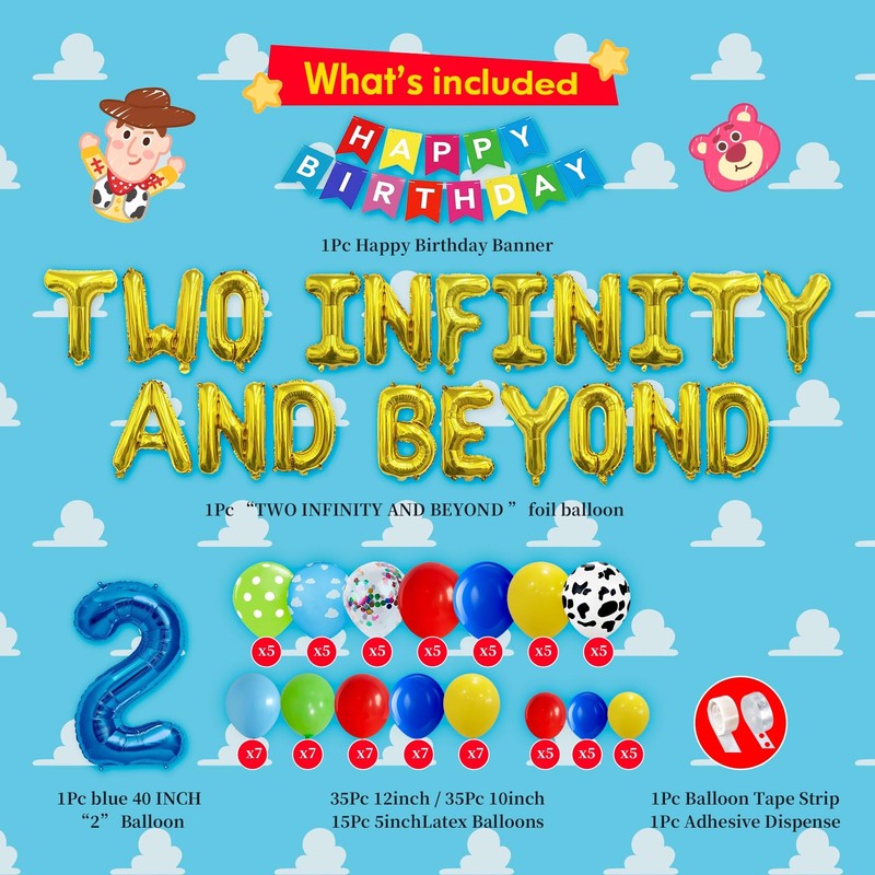 Two Infinity And Beyond Balloons