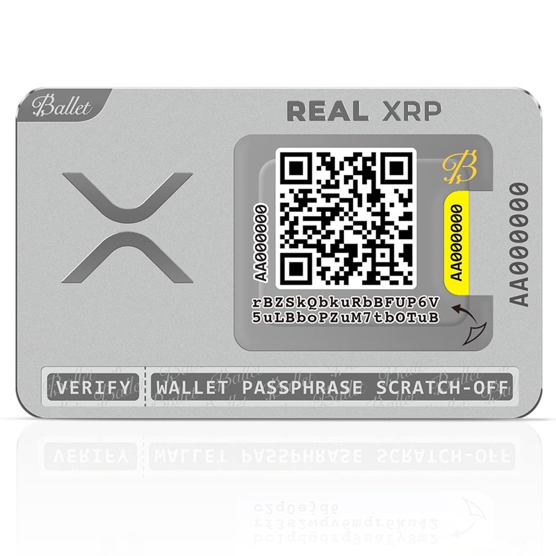 Ballet XRP Cold Storage Card Wallet - Real Series -
