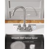 APPASO Bar Sink Faucet 4 Inch Centerset, 2 Handle Bath