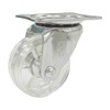 Uei Caster: G Series, G Type, Free-Caster Polycarbonate (Transparent) Car,