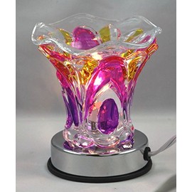 Jane Bernard Electric Glass Fragrance Oil Warmer & Wax Melter with Adjustable Dimmer Switch – Air Freshener & Candle Wax Burner for Home or Office