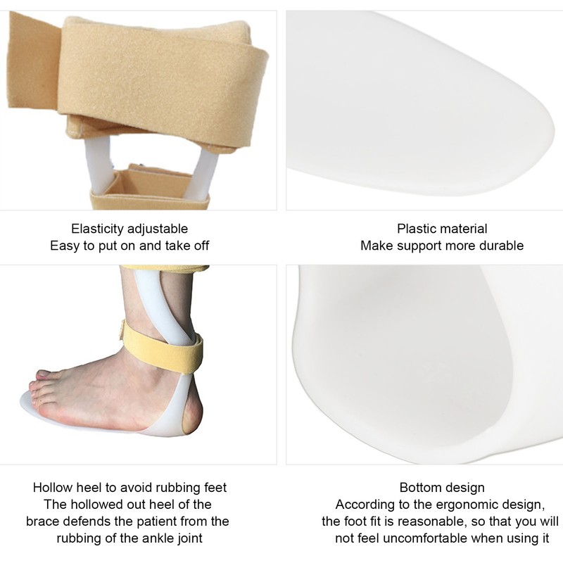 Ankle Foot Orthosis Support Half Palm Ultra Thin Tailorable Lightweight