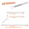 Tension Rods Shower 26 in to 39 Small Adjustable Curtain