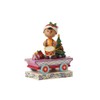 Enesco Peanuts by Jim Shore Franklin Train Car Figurine, 4.75