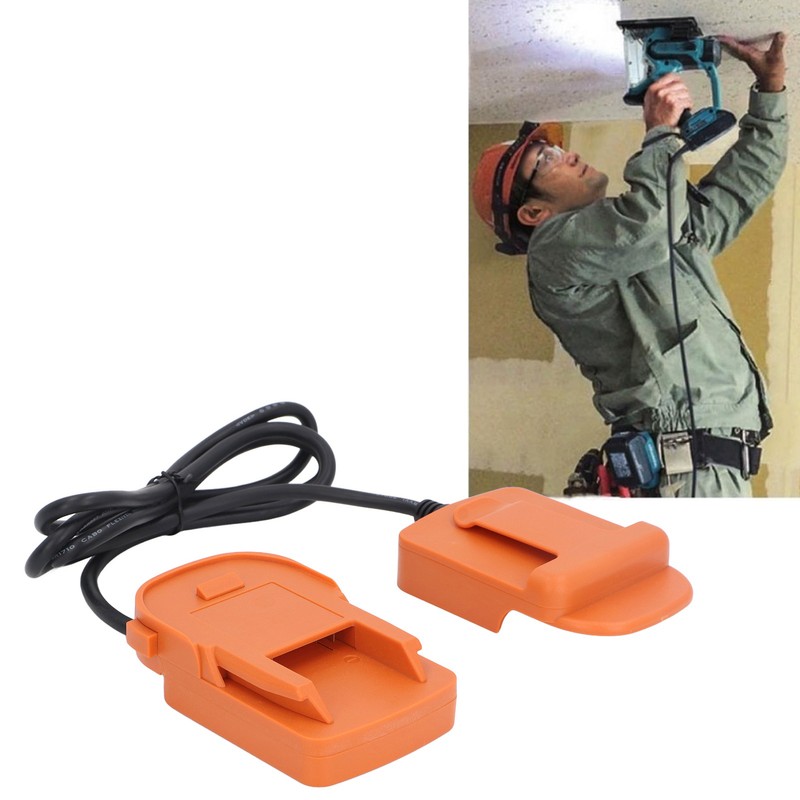 Lithium Battery Adapter Extension Cord Weight Reducer for RIDGID AEG