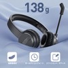 EKSA H12E Headset, USB Wired with Microphone, Commercial Use, AI