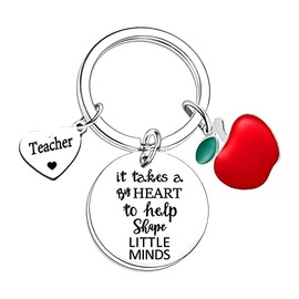 Nfyxcaz Appreciation Teacher Keyring Teacher Gifts For Women Men Graduation Birthday Gift For Teacher Teachers Day Gift Awesome Teacher Is Hard To Find Key Chain (it takes a)