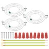 PATIKIL 125mm (4.92") Universal Light Fixture Mounting Bracket Kit, 3