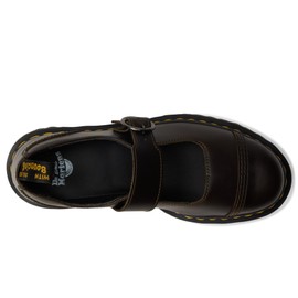 Dr. Martens Women's Addina Leather Platform Shoes, Dark Taupe, 9