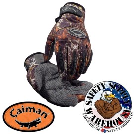Caiman 2XL Caiman 2911 Synthetic Leather Heatrac Insulated Camo Silicone Palm Mechanic