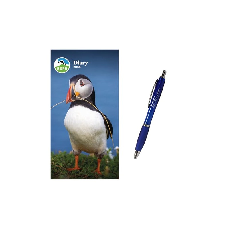 calendars RSPB Slim Diary 2026 + EXCLUSIVE LIMITED EDITION PEN