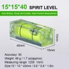 Uadme Mini Bubble Spirit Level, 5Pcs 15 * 15 *