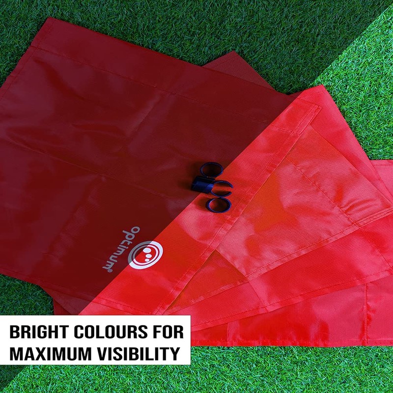 Optimum Training Corner Flag Pack Of 4 - Red