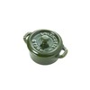 Staub Mini ceramic cocotte 10 cm - Green