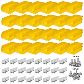 Triton Products Bin Kit - 24-Pk.Yellow, 7-3/8-In.L X 4-1/8-In.W X 3-In.H, Model Number BK-220