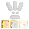 Operitacx 1 Set Toilet Seat Bumpers Light Grey Corner Spacers