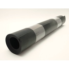 Wake Industry GS-105 Rubber Sheet, Black, Thickness 0.04 x Width 11.8 inches (300 mm) x Length 3.3 ft (1 m) Non-slip Cushioning Material, 1 Roll