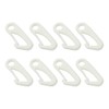 Ieron 8 Pieces Flag Pole Clip, Wind Flagpole Carabiner Hook,