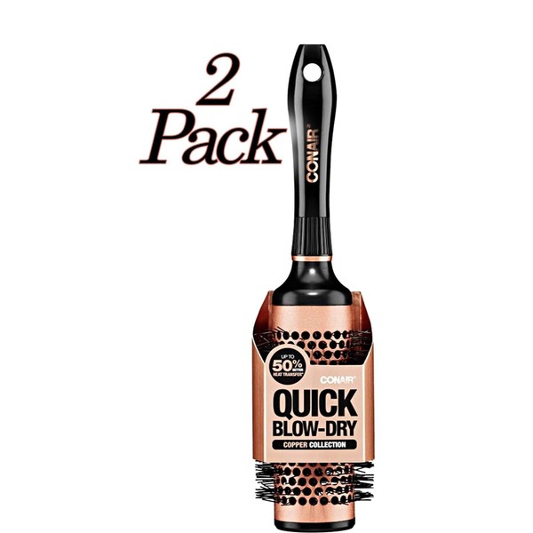Conair 2 Conair Quick Blow-Dry Copper Collection Thermal Round Hair