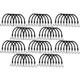 Stevens Lake Parts (50) 15" Inch Heavy Duty Natural Rubber Bungee Cords with S Hooks