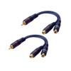 SIENOC RCA Audio Set RCA to Dual RCA,3.5mm to RCA