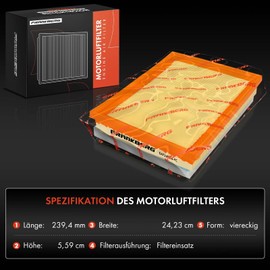 Frankberg Air Filter Replacement SU001-A7906-2