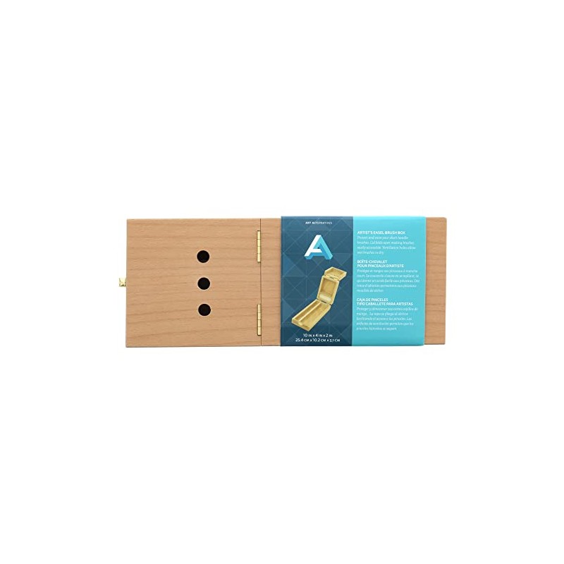 Artist's Easel Brush Box - Small 10" x 4" x