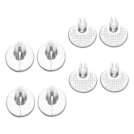 Healeved 4pairs Transparent Pu Toe Separators and Forefoot Cushions for -flops Toe Protectors Reduce Friction and Blisters for Women Comfort and Foot Care