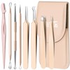 TsMADDTs Blackhead Remover Tools, Ingrown Hair Removal Kit Blackhead Remover