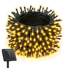 Brightown Solar String Light for Outside, 50Ft 120 LED Solar Lights Outdoor Waterproof, Solar String Lights Outdoor with 8 Modes, for Outside Garden Tree Party Decor(Warm White)