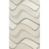 Homeroots 2' X 4' Ivory And Gray Wool Abstract Hand