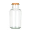 Magic Season Decorative Glass Bottles with Cork Stoppers (16.9 fl