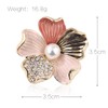 Kaichen Brooch Pin for Women Flowers Brooch with Created Crystal