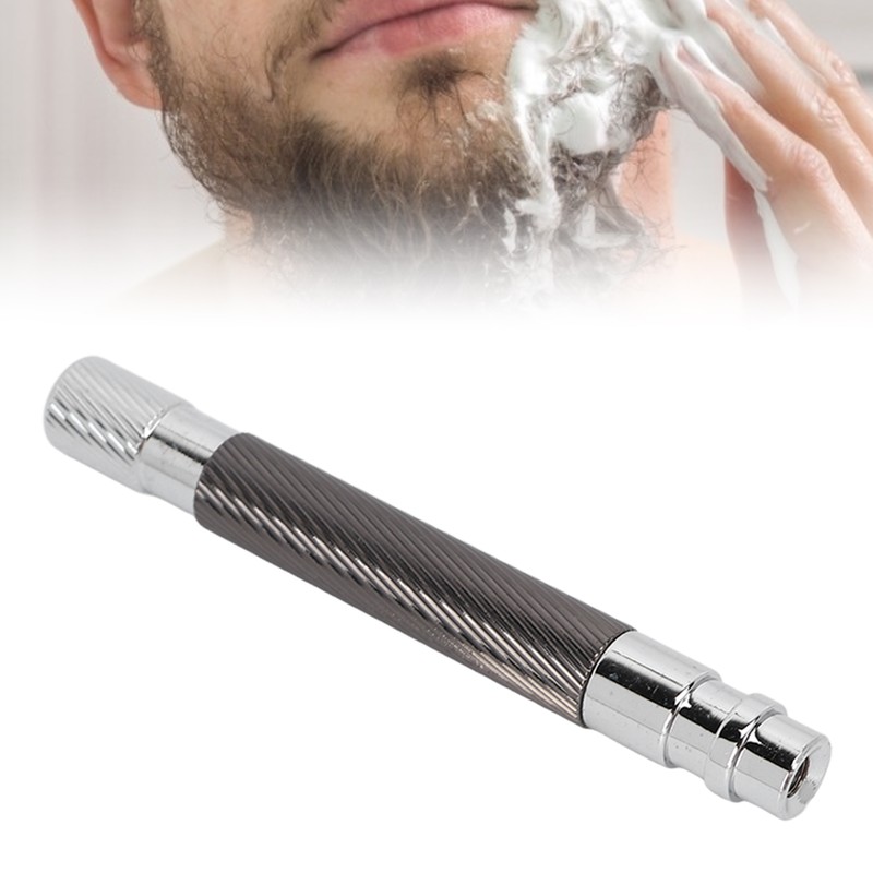 Safety Men's Razor Handle Metal Replacement Manual Razor Handle Retro