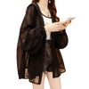 Vincent house Women's Cardigan, Thin, Long Sleeve, Cooling Protection, Floral