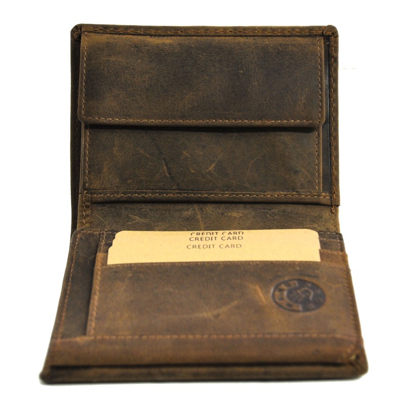 Jockey Club Genuine Leather Wallet with RFID Protection Natural Hunter