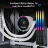 COOLLEO ICE Fairy 240 Digital ARGB 240mm AIO CPU Cooler,Three-Phase
